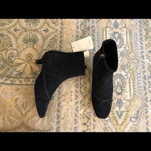 Doen Aurelie Heel NWT Black Suede Size 7.5